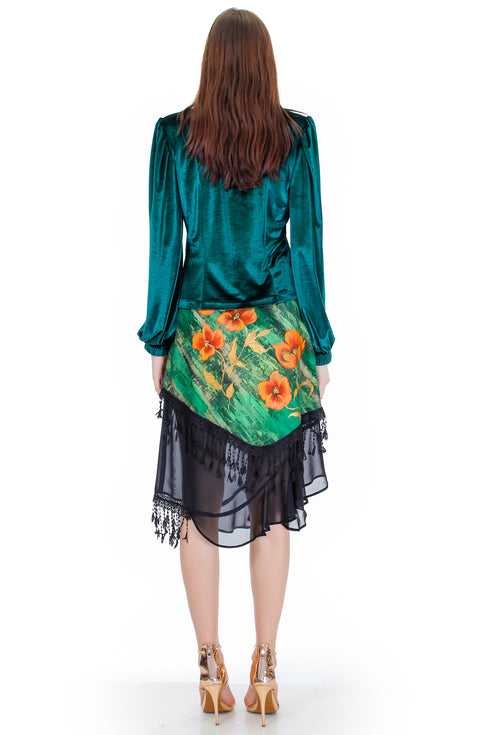 Bluza catifea freeshipping - Liza Panait Online Boutique